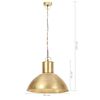 vidaXL Lampe suspendue 25 W Laiton Rond 48 cm E27