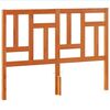 vidaXL T&ecirc;te de lit cire marron 140 cm bois massif de pin