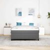 vidaXL Cadre de lit plateforme Gris clair 140 x 200 cm tissu