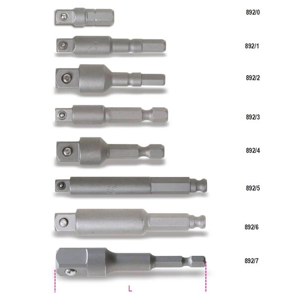 Beta Tools Adaptateur pour tournevis 892/7