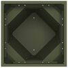 vidaXL Jardini&egrave;re 2 pcs Vert olive 40 x 40 x 75 cm Acier