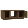 vidaXL Table basse Marron miel 110x50x40 cm Bois massif de pin