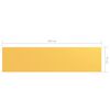 vidaXL &Eacute;cran de balcon Jaune 75x300 cm Tissu Oxford