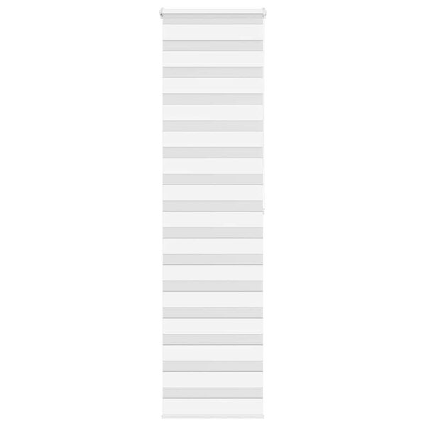 vidaXL Store zèbre blanc 55x200 cm largeur du tissu 50,9 cm polyester