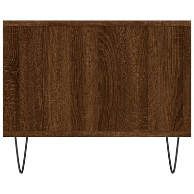 vidaXL Table basse chêne marron 90x50x40 cm bois d'ingénierie