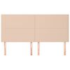 vidaXL T&ecirc;te de lit Cappuccino 180 x 5 x 118/128 cm Similicuir