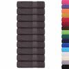 vidaXL Essuie-mains FROGN 50 pcs anthracite 50x100 cm 360 g/m&sup2;