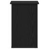 vidaXL Meuble d'appoint Ch&ecirc;ne noir 35 x 35 x 55 cm Bois d'ing&eacute;nierie