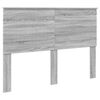 vidaXL Cadre de lit Gris Sonoma 140 x 200 cm Bois de pin massif