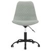 vidaXL Chaises pivotantes &agrave; manger lot de 6 Gris clair Tissu
