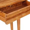 vidaXL Table console Marron 110 x 30 x 80 cm Bois d'Acacia Massif