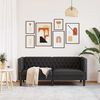 vidaXL Canap&eacute; Noir 174 x 74,5 x 70,5 cm PVC