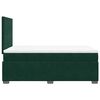 vidaXL Sommier &agrave; lattes de lit avec matelas vert fonc&eacute; 120x190 cm