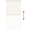 vidaXL Store z&egrave;bre beige marbr&eacute; largeur du tissu 85,9 cm polyester