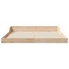 vidaXL Cadre de lit Marron 160 x 220 cm Pin massif