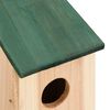 vidaXL Nichoirs 10 pcs Bois de sapin massif 12x12x22 cm