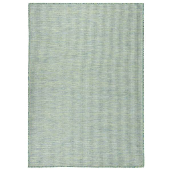 vidaXL Tapis à tissage plat d'extérieur 200x280 cm Turquoise