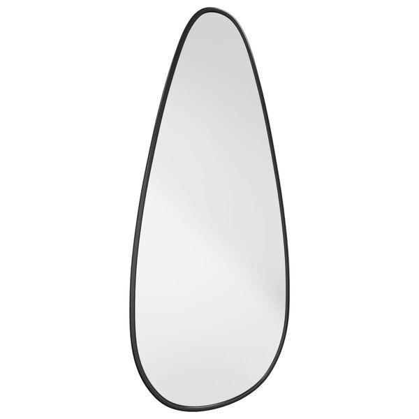 vidaXL Miroir mural Noir 60x25 cm