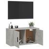 vidaXL Meuble TV mural Gris b&eacute;ton 80x34,5x40 cm