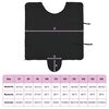 vidaXL Couverture &Eacute;quine Noir Polyester