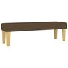 vidaXL Sommier &agrave; lattes de lit avec matelas Marron fonc&eacute; 200x200 cm