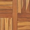 vidaXL Dessus de table Bois de teck solide Rond 2,5 cm 70 cm