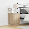 vidaXL Cabinet de chevet 2 pcs Ch&ecirc;ne Sonoma 39 x 34,5 x 50 cm