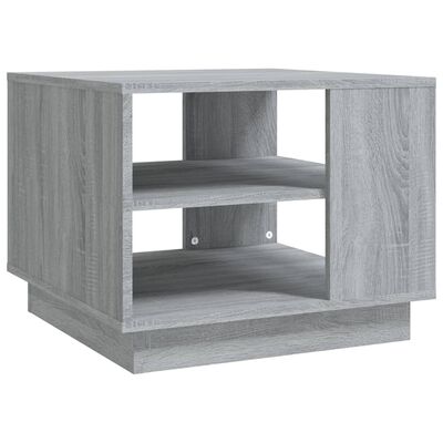 vidaXL Table basse Sonoma gris 55x55x43 cm Aggloméré