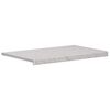 vidaXL Appui de fen&ecirc;tre Texte en marbre -enure 60 x 50 x 4,5 cm PVC