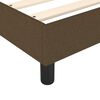 vidaXL Cadre de lit marron fonc&eacute; 140x190 cm tissu
