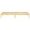 vidaXL Cadre de lit sans matelas bois massif 90x200 cm