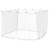 vidaXL Moustiquaire pour gazebo Rectangulaire 220 mesh Blanc Polyester