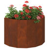 vidaXL Jardini&egrave;re Rouill&eacute; 60 x 30 x 35 cm