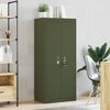 vidaXL Armoire de rangement Vert olive 60 x 40 x 140 cm Acier