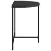 vidaXL Table de jardin Noir 80x50x75 cm R&eacute;sine tress&eacute;e