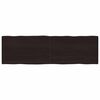 vidaXL Dessus de table bois massif trait&eacute; bordure assortie