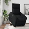vidaXL Fauteuil inclinable Noir Similicuir