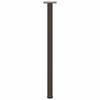 vidaXL Pieds de table console 4 pi&egrave;ces Acier naturel 72-74 cm Acier