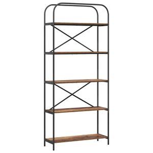 vidaXL &Eacute;tag&egrave;re Bois ancien 80 x 30 x 183 cm Bois d'ing&eacute;nierie