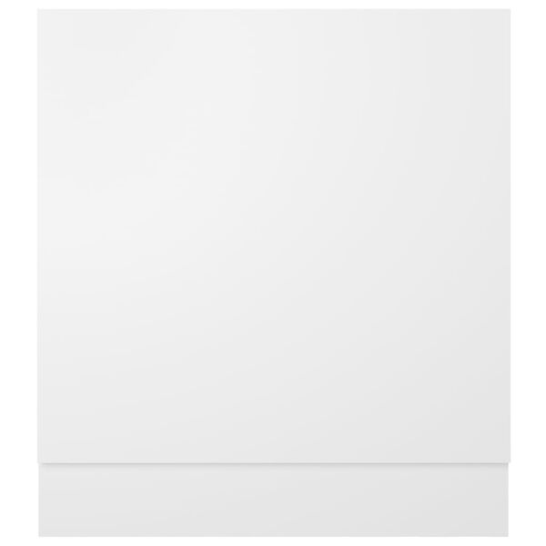 vidaXL Panneau de lave-vaisselle "Lyon" Blanc 59,5 x 3 x 67 cm Bois d'ingénierie