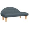 vidaXL Lit pour chien gris fonc&eacute; 70x52x30 cm tissu