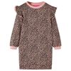 Robe sweatshirt pour enfants rose moyen 92