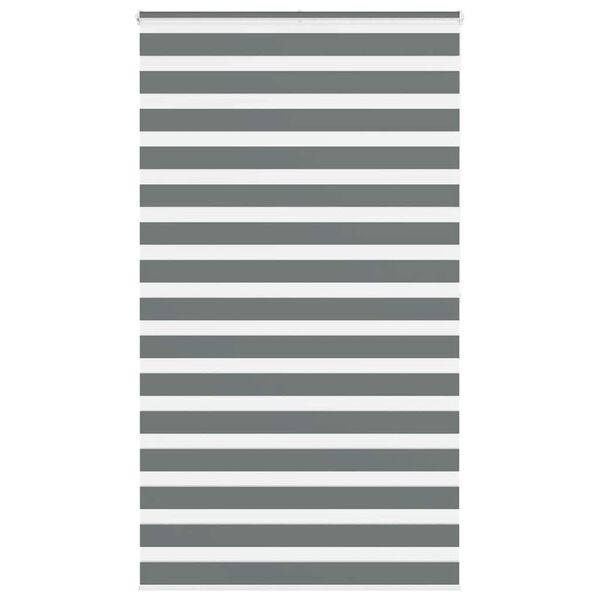 vidaXL Store z&egrave;bre gris fonc&eacute; largeur du tissu 130,9 cm polyester