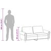 vidaXL Canap&eacute; &agrave; 2 places Noir 140 cm Similicuir