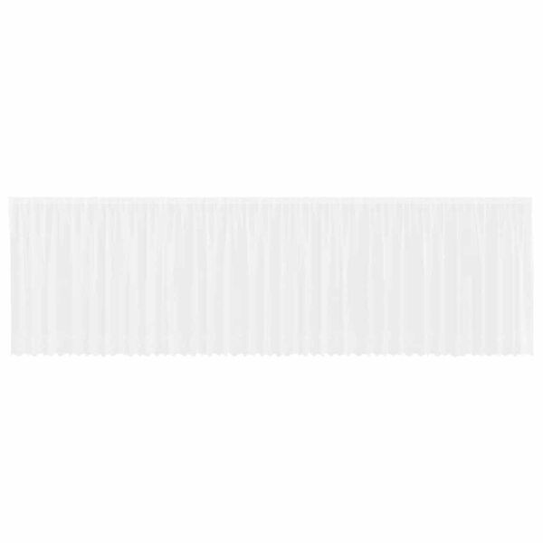 vidaXL Rideau en Dentelle Floral Blanc 160 x 900 cm Polyester