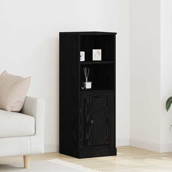 vidaXL Highboard Chêne noir 36 x 35,5 x 103,5 cm Bois d'ingénierie