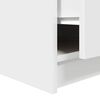 vidaXL Table basse avec tiroirs blanc 70,5x70x40 cm