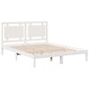 vidaXL Cadre de lit extra long sans matelas 160x220 cm bois massif