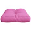 vidaXL Coussin de palette Rose 50x40x12 cm tissu