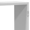 vidaXL &Eacute;tag&egrave;re murale blanc 129x18x42 cm bois d'ing&eacute;nierie
